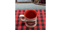 Tasse à café de la LNH blanc et rouge